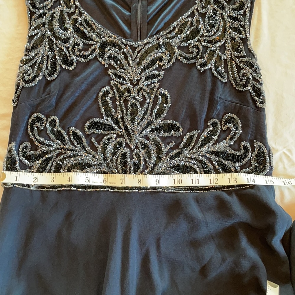 JKARA navy beaded formal gown - Picture 6 of 10